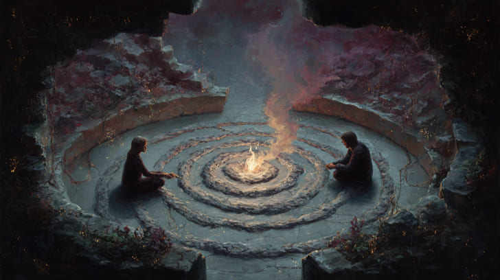 Transit Hygiea Opposition Natal Eros Illustration