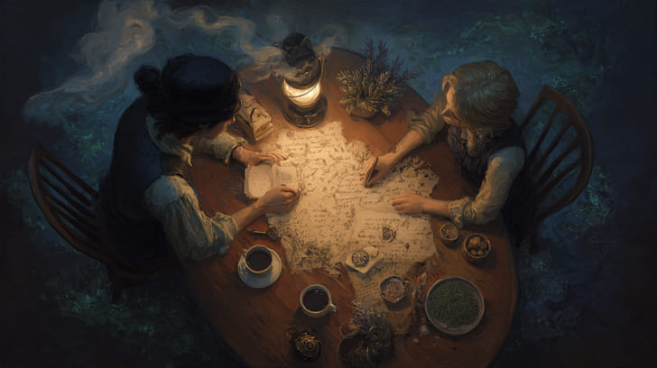 Transit Hygiea Opposition Natal Juno Illustration