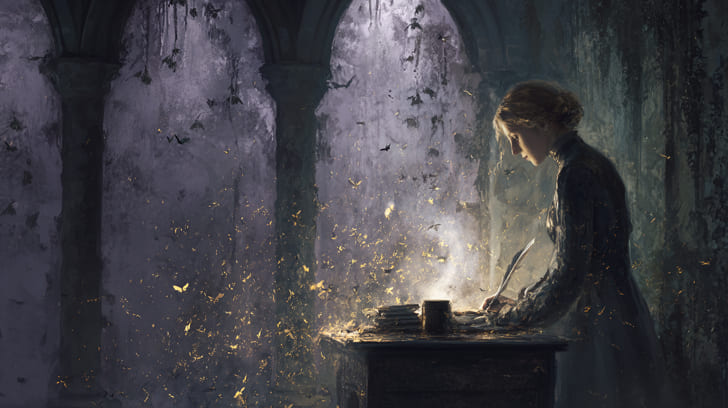 Transit Hygiea Opposition Natal Mercury Illustration