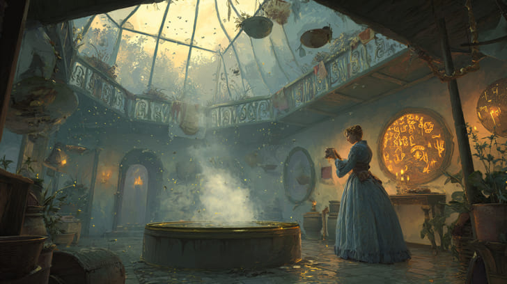 Transit Hygiea Opposition Natal Sun Illustration