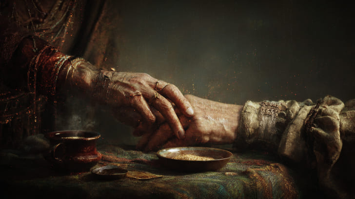 Transit Hygiea Sextile Natal Chiron Illustration