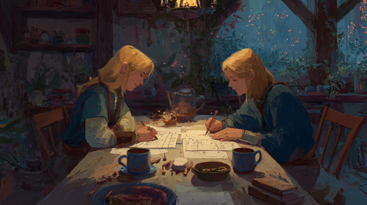 Transit Hygiea Sextile Natal Juno Illustration