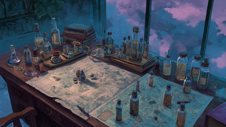 Transit Hygiea Square Natal Pallas Athena Illustration