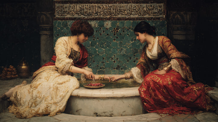 Transit Hygiea Square Natal Venus Illustration