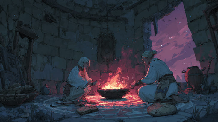 Transit Juno Conjunction Natal Vesta Illustration