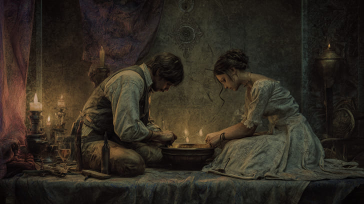 Transit Juno Opposition Natal Chiron Illustration