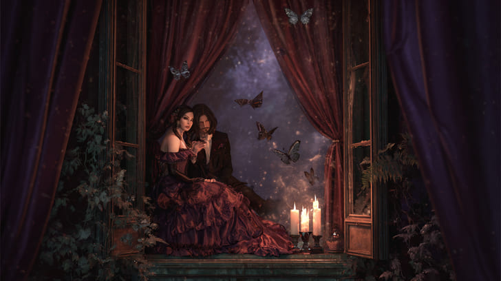 Transit Juno Opposition Natal Eros Illustration