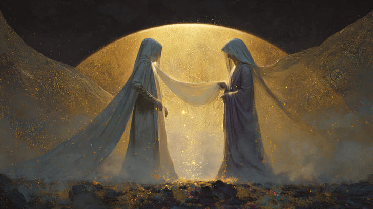 Transit Juno Opposition Natal Sun Illustration