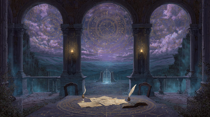 Transit Juno Sextile Natal Descendant Illustration