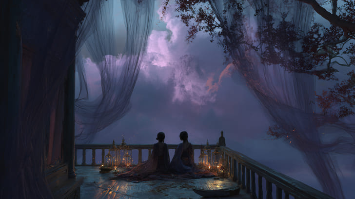 Transit Juno Sextile Natal Hygiea Illustration