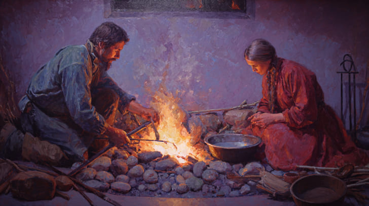 Transit Juno Sextile Natal Vesta Illustration