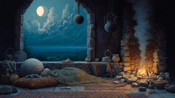 Transit Juno Trine Natal Imum Coeli Illustration