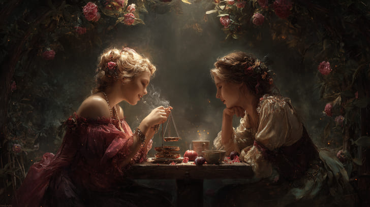 Transit Juno Trine Natal Venus Illustration