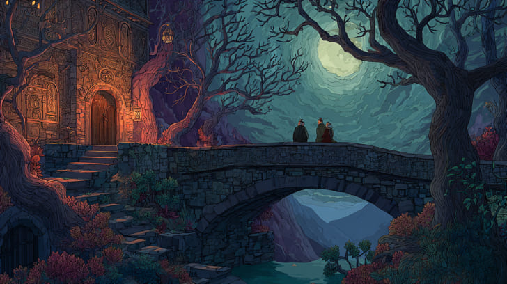 Transit Jupiter Conjunction Natal Descendant Illustration