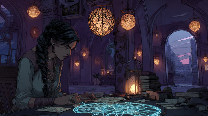 Transit Jupiter Conjunction Natal Pallas Athena Illustration