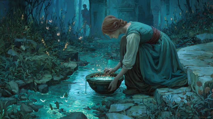 Transit Jupiter Conjunction Natal Psyche Illustration