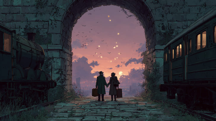 Transit Jupiter Conjunction Natal Vertex Illustration