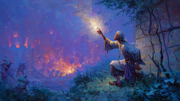 Transit Jupiter Opposition Natal Chiron Illustration