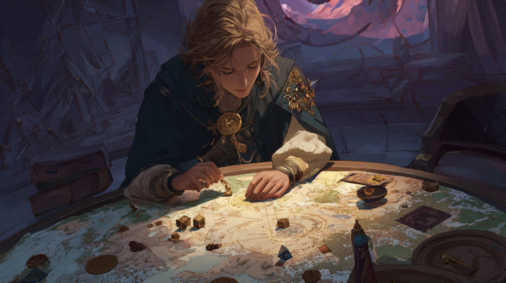 Transit Jupiter Opposition Natal Pallas Athena Illustration