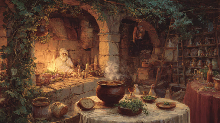 Transit Jupiter Sextile Natal Ceres Illustration