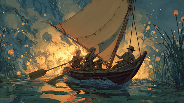 Transit Jupiter Sextile Natal Mars Illustration