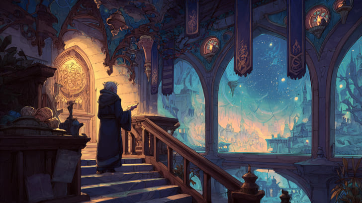 Transit Jupiter Sextile Natal Midheaven Illustration