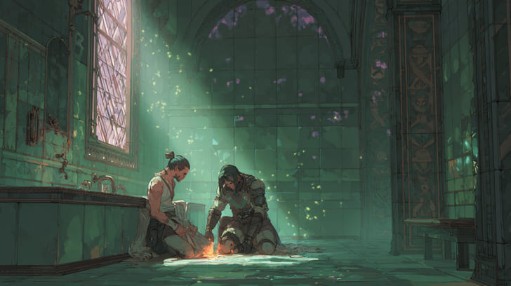 Transit Jupiter Sextile Natal Psyche Illustration