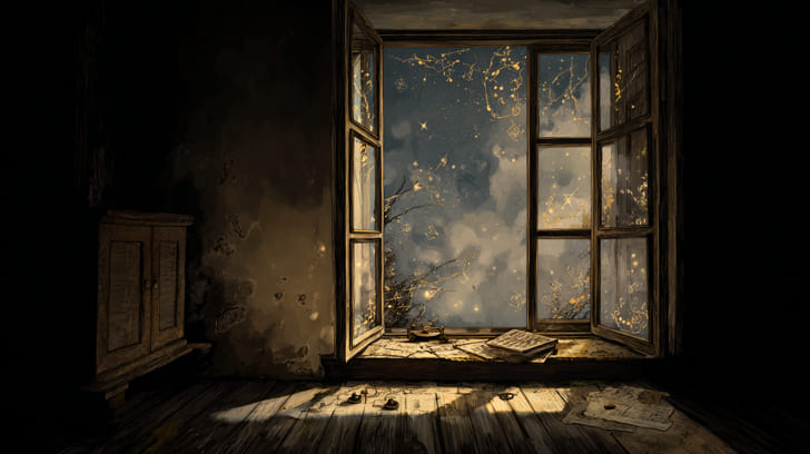 Transit Jupiter Sextile Natal Uranus Illustration