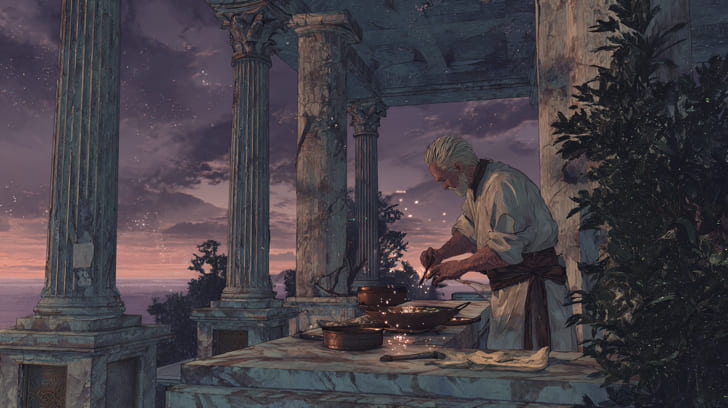 Transit Jupiter Square Natal Chiron Illustration