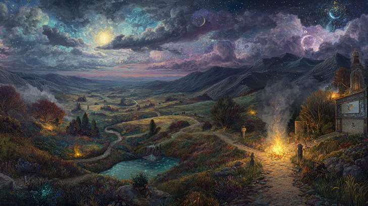 Transit Jupiter Square Natal North Node Illustration