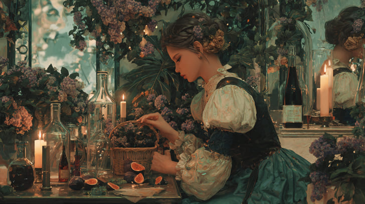 Transit Jupiter Square Natal Venus Illustration