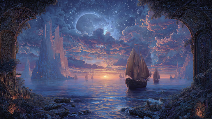 Transit Jupiter Trine Natal Descendant Illustration