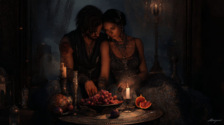 Transit Jupiter Trine Natal Eros Illustration