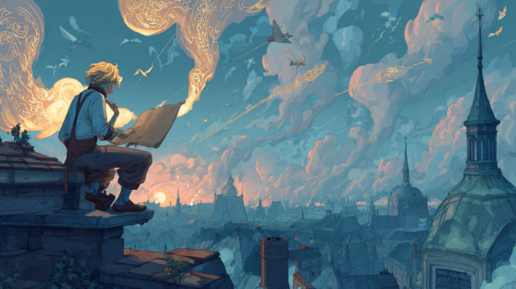 Transit Jupiter Trine Natal Mercury Illustration