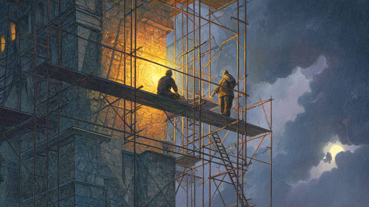 Transit Jupiter Trine Natal Saturn Illustration