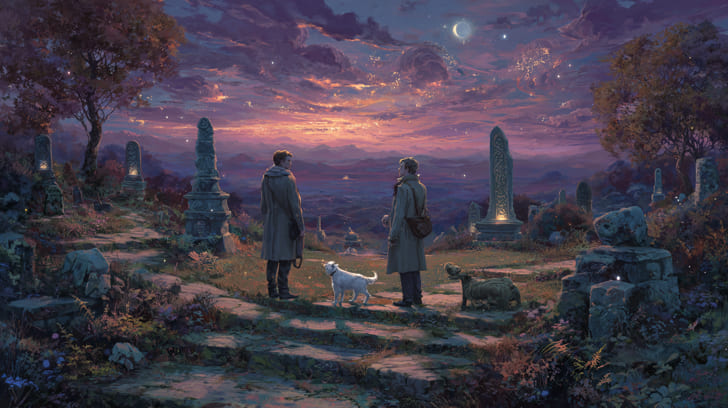 Transit Jupiter Trine Natal Vertex Illustration