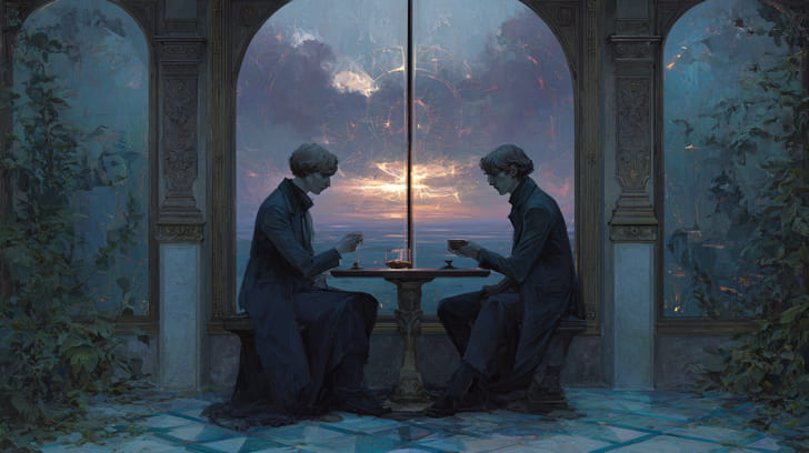 Transit Lilith Conjunction Natal Descendant Illustration