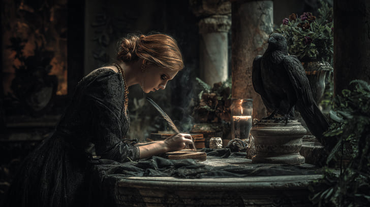 Transit Lilith Conjunction Natal Mercury Illustration