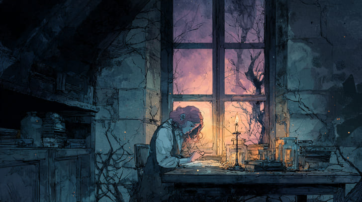 Transit Lilith Opposition Natal Mercury Illustration