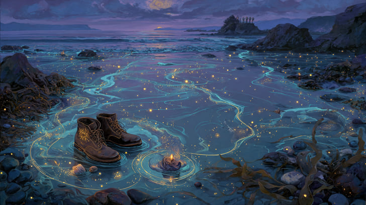 Transit Lilith Sextile Natal Neptune Illustration