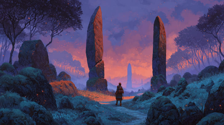 Transit Lilith Sextile Natal North Node Illustration