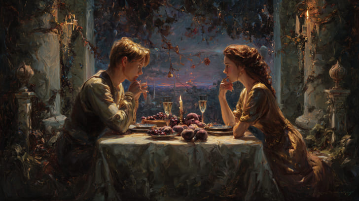 Transit Lilith Sextile Natal Venus Illustration