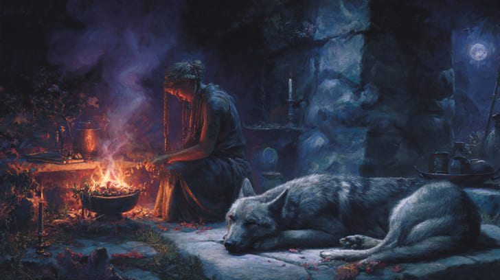 Transit Lilith Sextile Natal Vesta Illustration