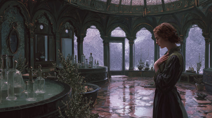 Transit Lilith Square Natal Hygiea Illustration