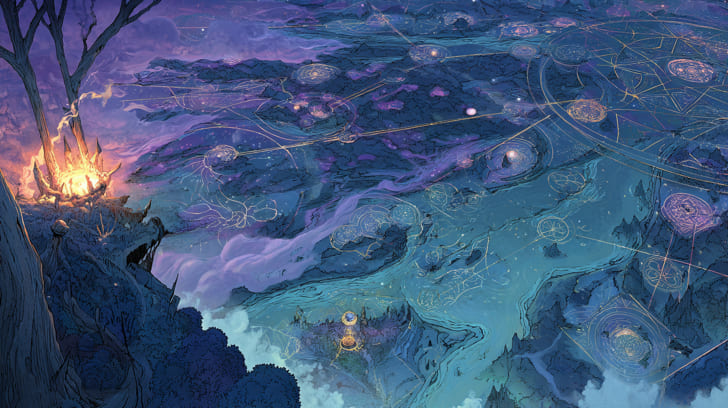 Transit Lilith Trine Natal Pallas Athena Illustration