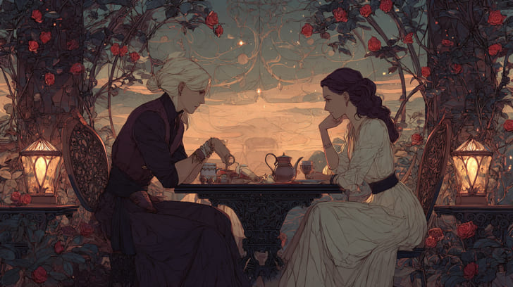 Transit Lilith Trine Natal Venus Illustration