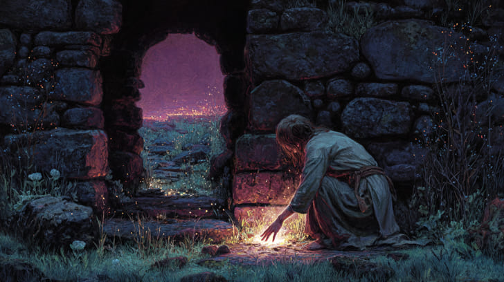 Transit Mars Conjunction Natal Imum Coeli Illustration