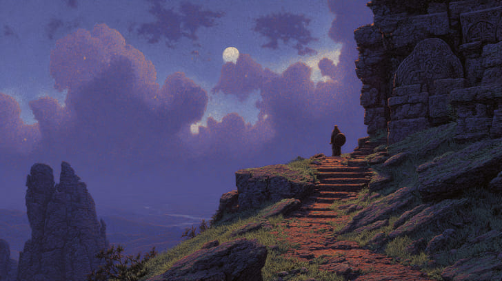 Transit Mars Conjunction Natal North Node Illustration