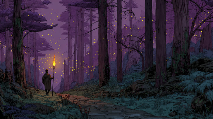 Transit Mars Opposition Natal North Node Illustration