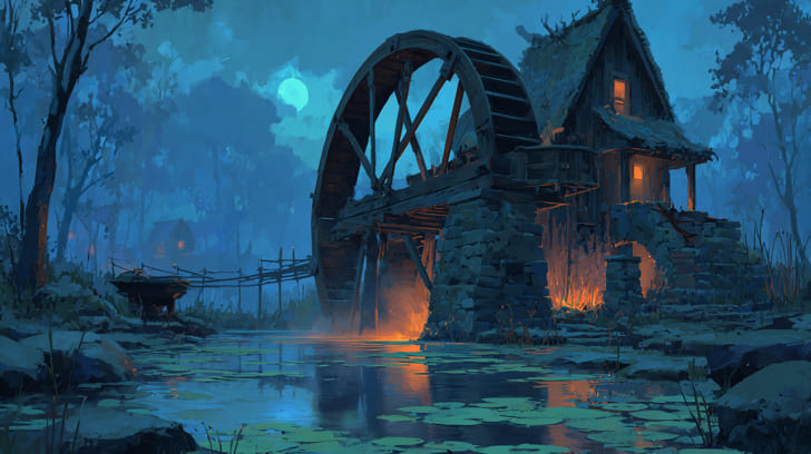 Transit Mars Opposition Natal Part of Fortune Illustration